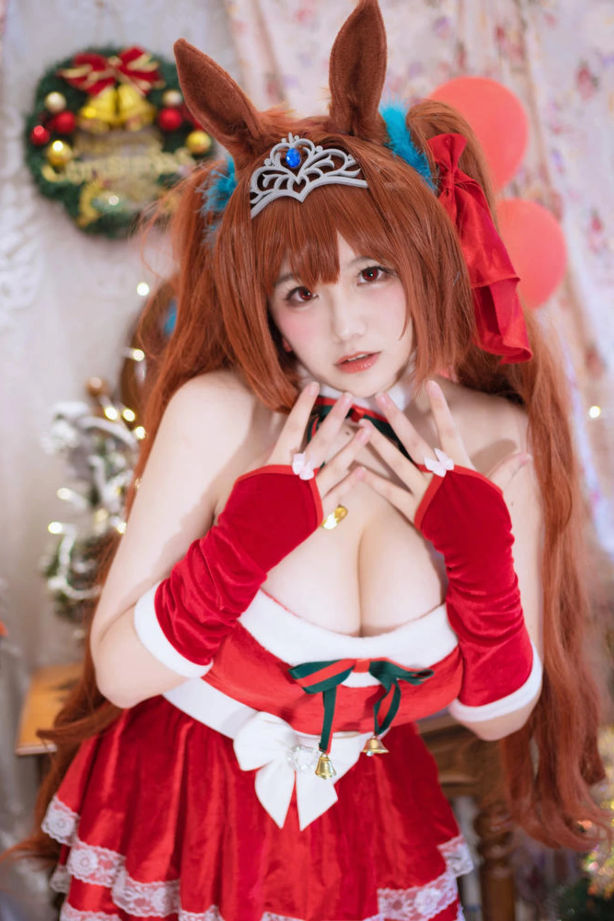 Cosplay 阿半今天很开心 – 赛马娘 大和赤骥·绯红的星落之夜