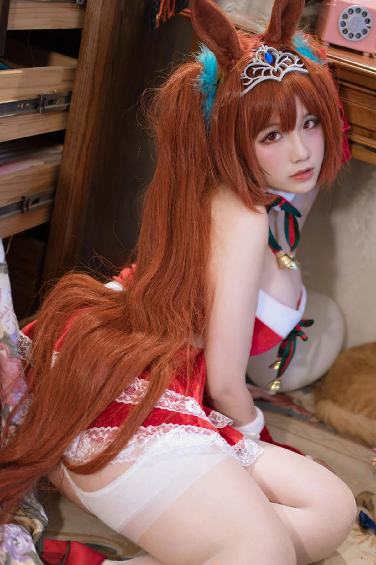 Cosplay 阿半今天很开心 – 赛马娘 大和赤骥·绯红的星落之夜