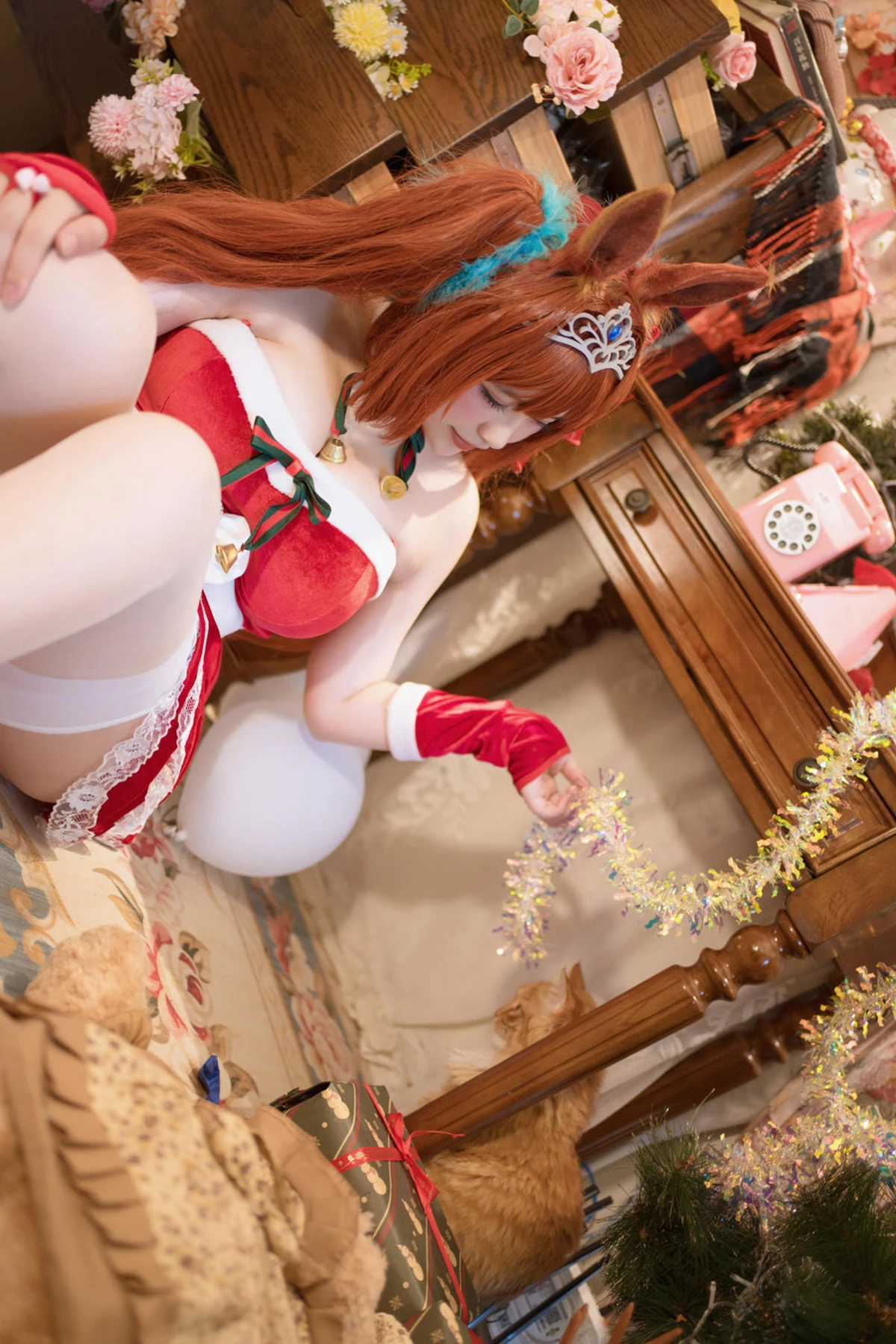 Cosplay 阿半今天很开心 – 赛马娘 大和赤骥·绯红的星落之夜