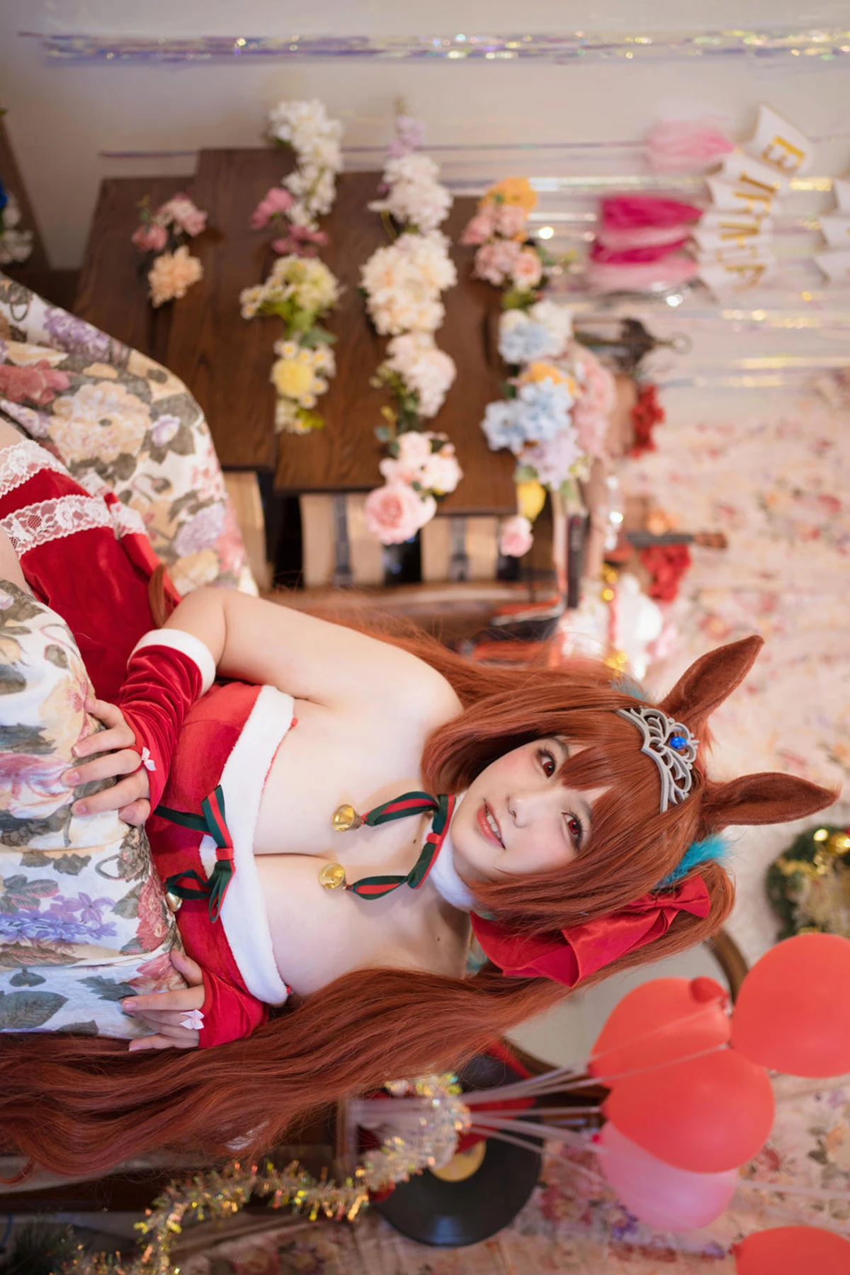 Cosplay 阿半今天很开心 – 赛马娘 大和赤骥·绯红的星落之夜