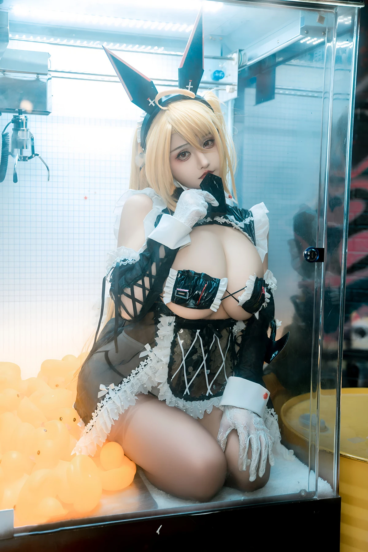 Cosplay 虎牙古阿扎 – 交错战线 咎瓦尤斯女佣