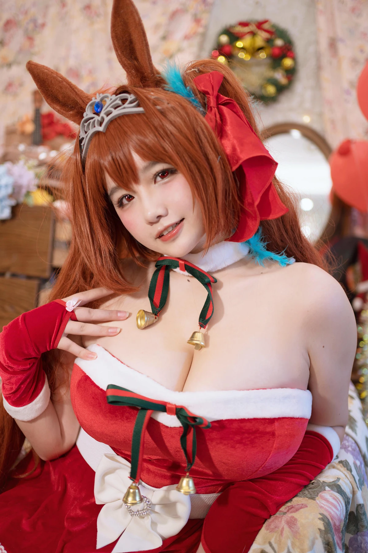 Cosplay 阿半今天很开心 – 赛马娘 大和赤骥·绯红的星落之夜