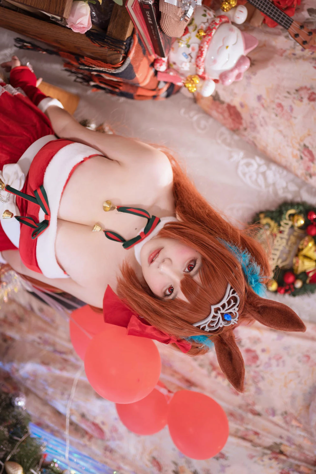 Cosplay 阿半今天很开心 – 赛马娘 大和赤骥·绯红的星落之夜