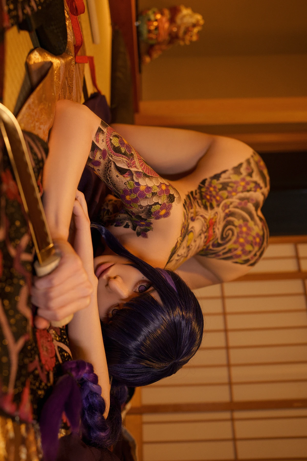 Cosplay Vinnegal – Raiden Shogun Kimono