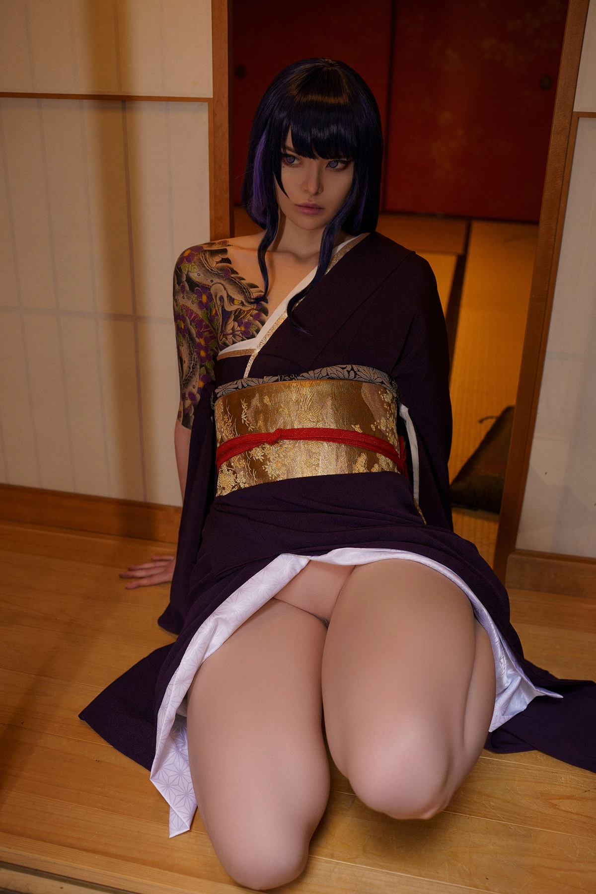 Cosplay Vinnegal – Raiden Shogun Kimono
