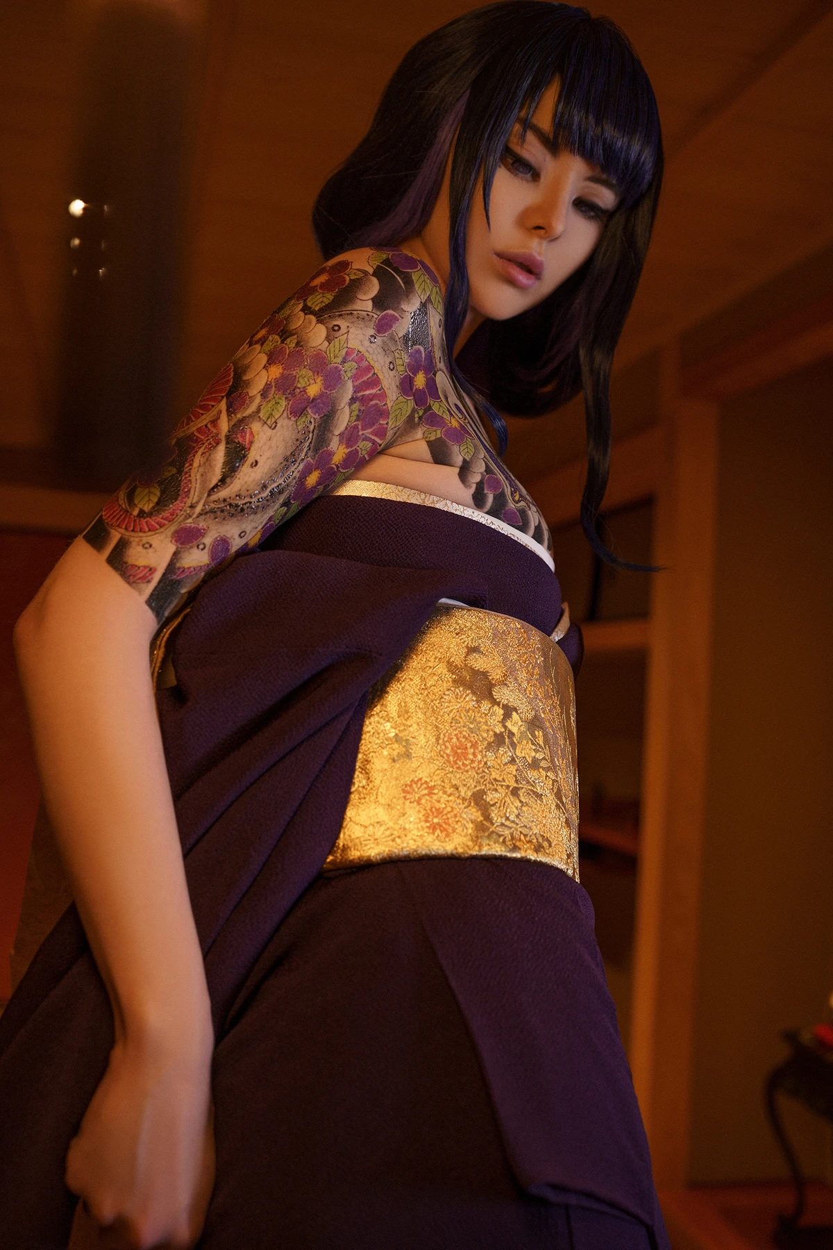 Cosplay Vinnegal – Raiden Shogun Kimono