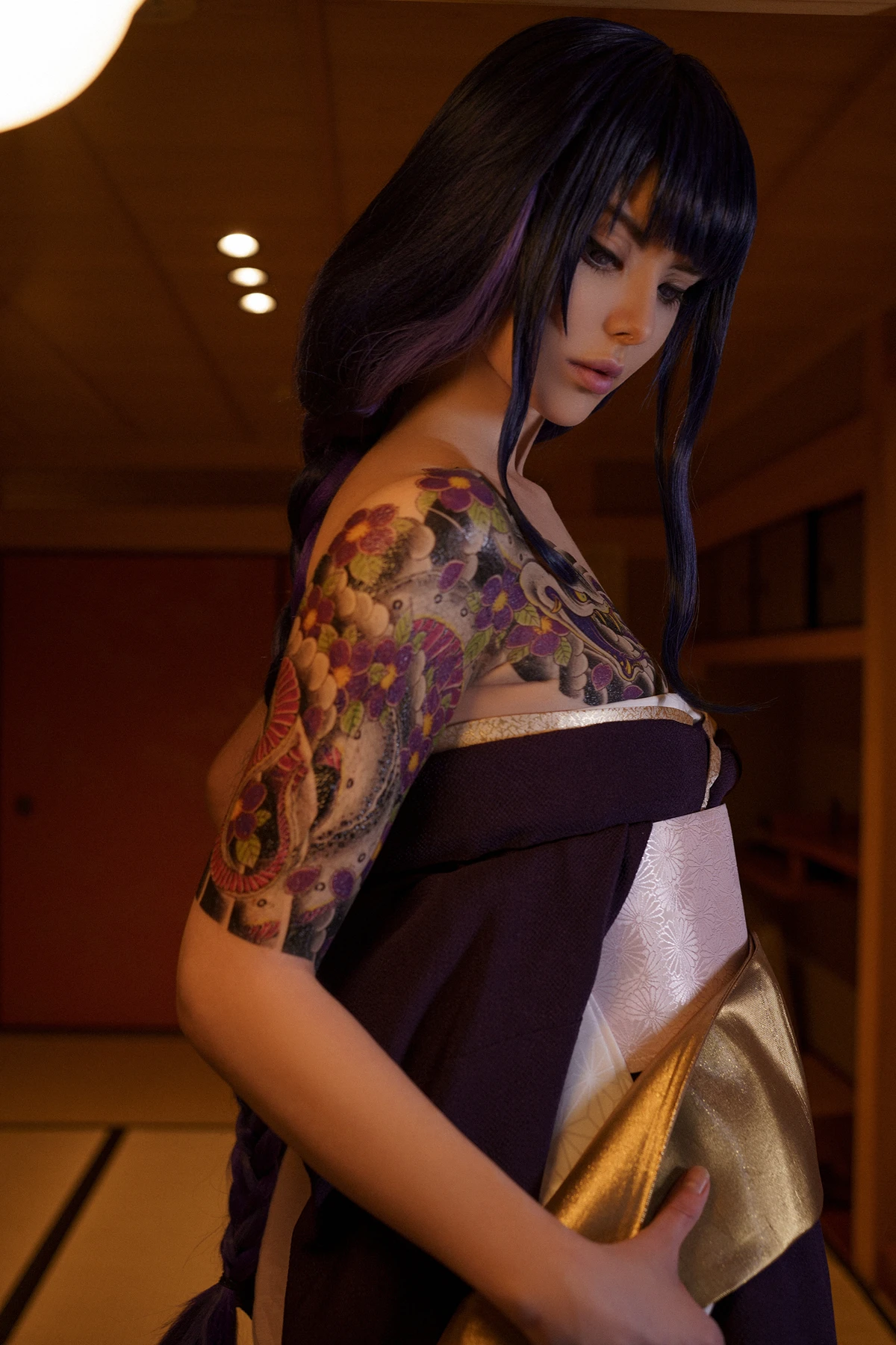 Cosplay Vinnegal – Raiden Shogun Kimono