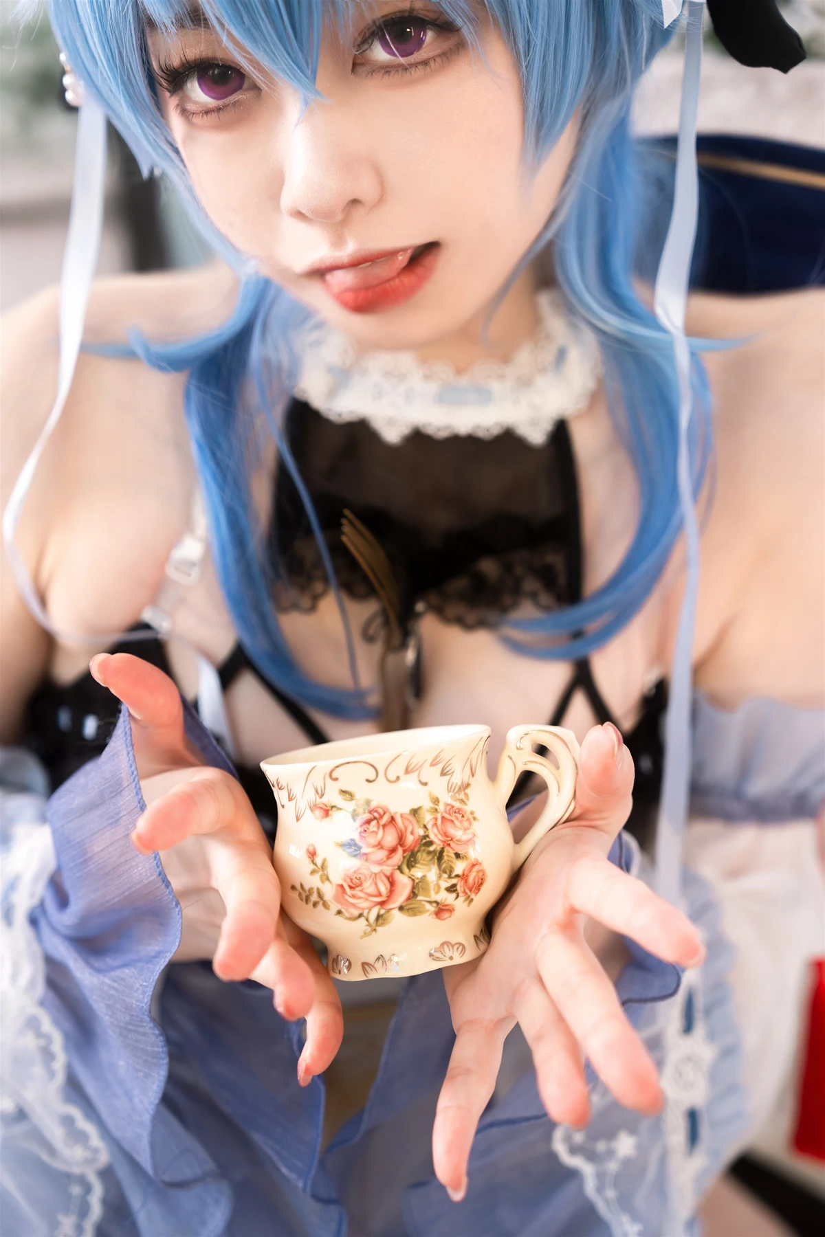 Cosplay 安食Ajiki – 原神 甘雨 & 白猫猫