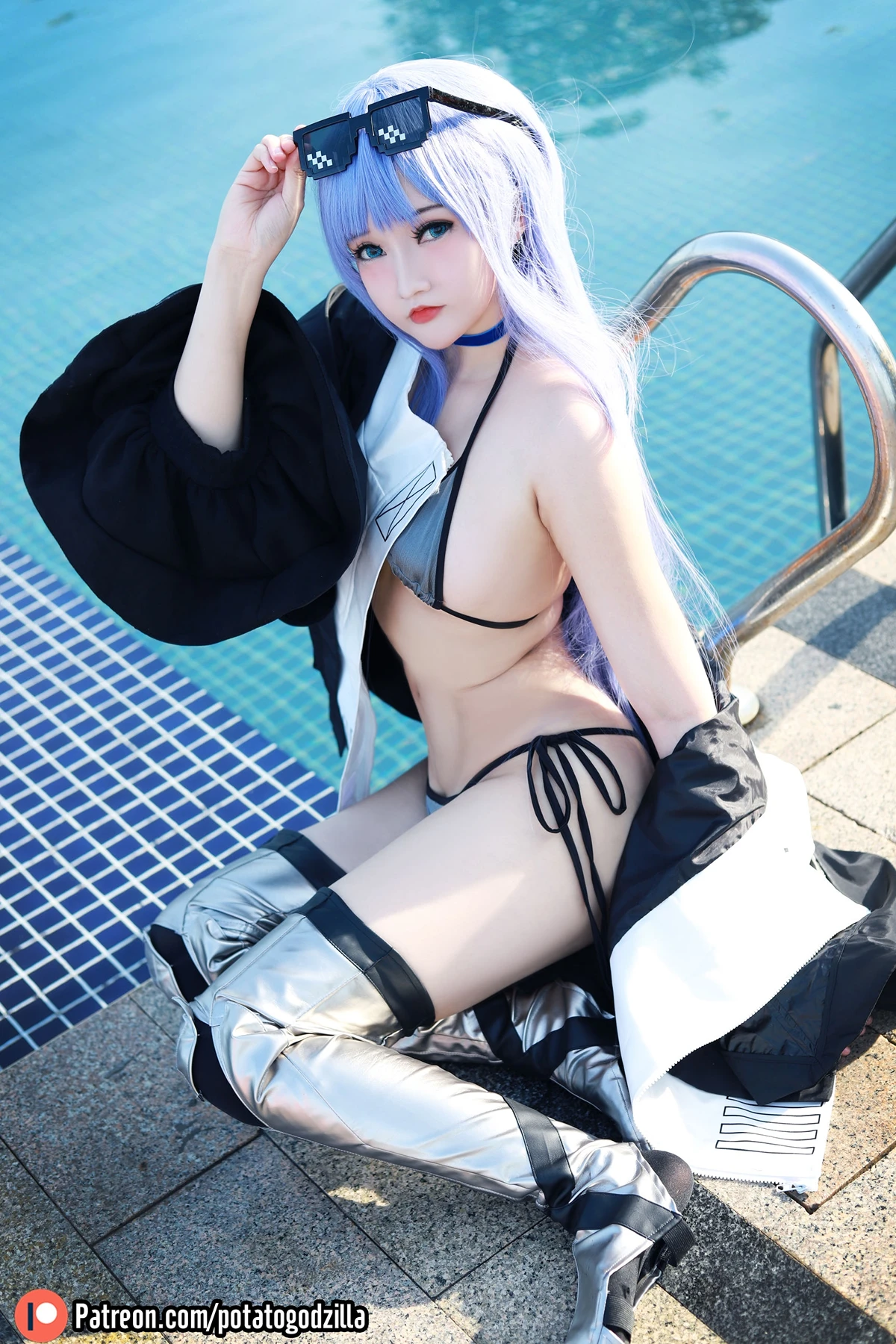 Cosplay Potato Godzilla – 泳装 Meltryllis