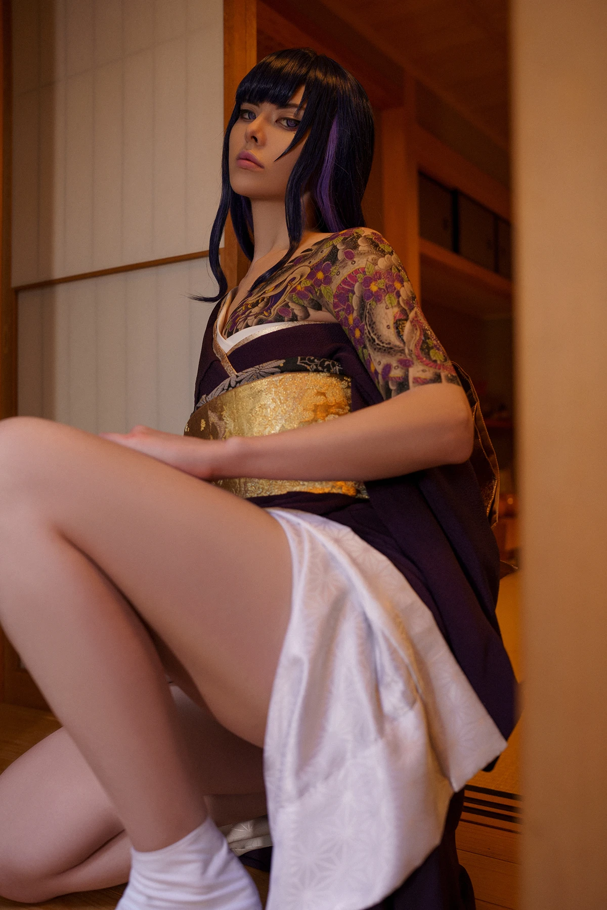Cosplay Vinnegal – Raiden Shogun Kimono