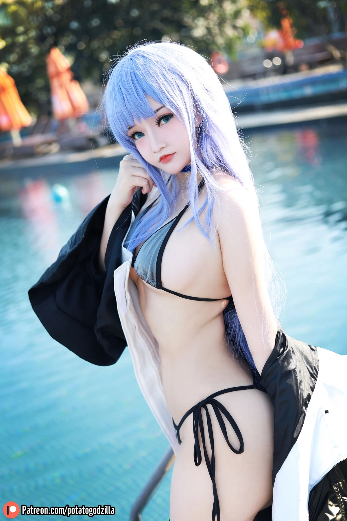 Cosplay Potato Godzilla – 泳装 Meltryllis