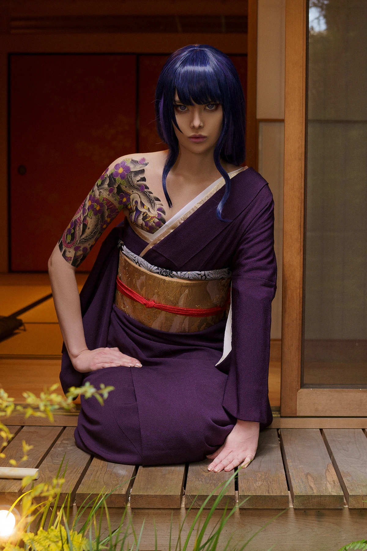 Cosplay Vinnegal – Raiden Shogun Kimono