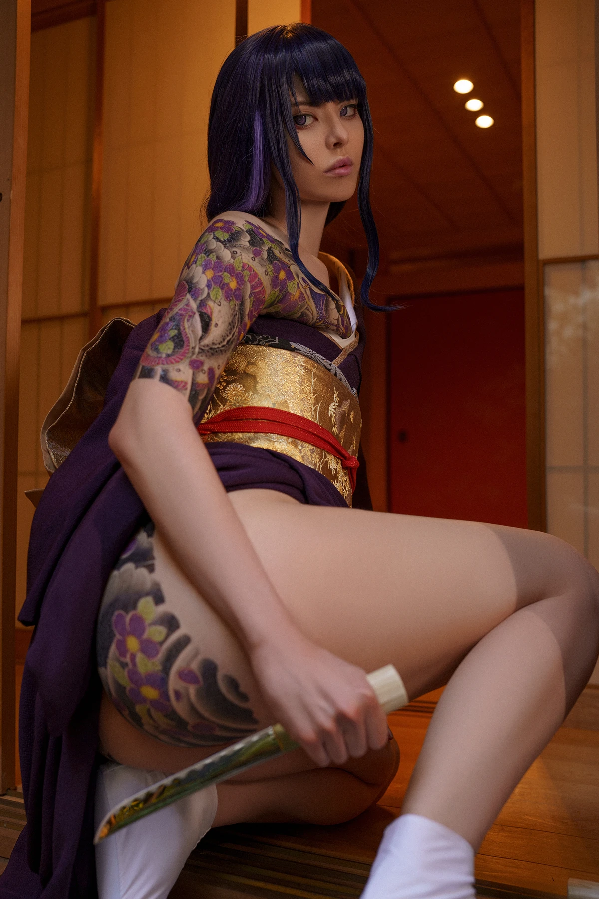 Cosplay Vinnegal – Raiden Shogun Kimono