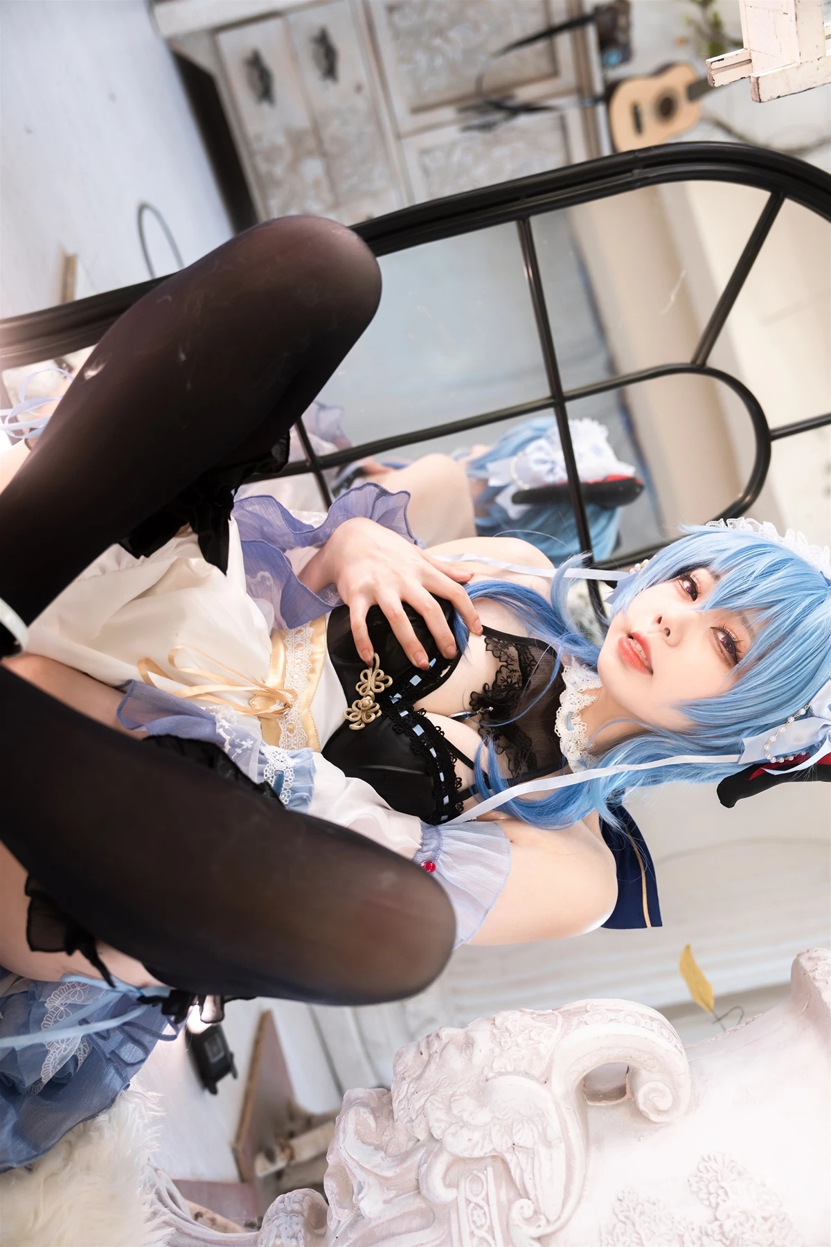 Cosplay 安食Ajiki – 原神 甘雨 & 白猫猫