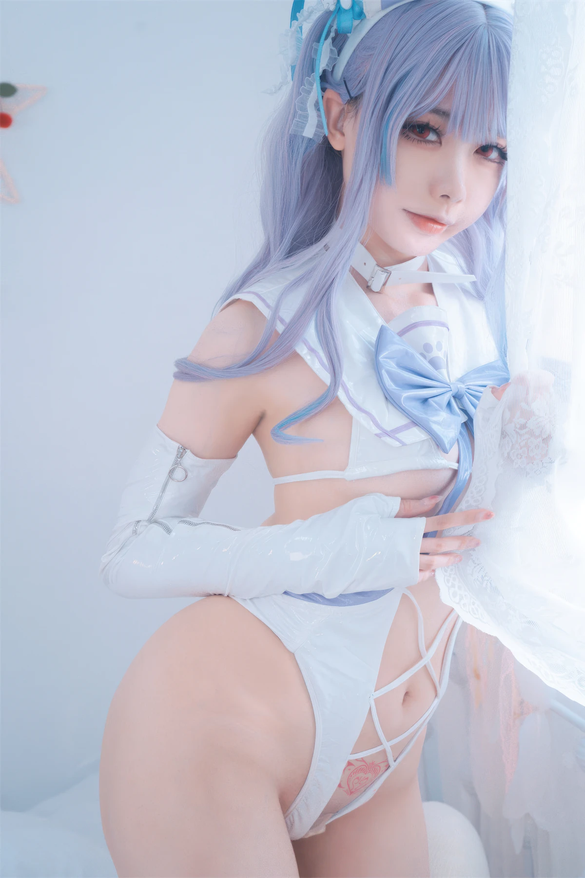 Cosplay 安食Ajiki – 原神 甘雨 & 白猫猫