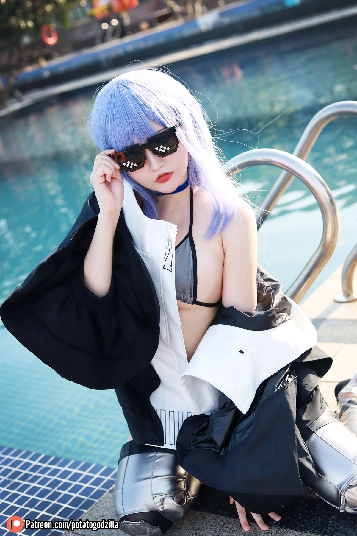 Cosplay Potato Godzilla – 泳装 Meltryllis