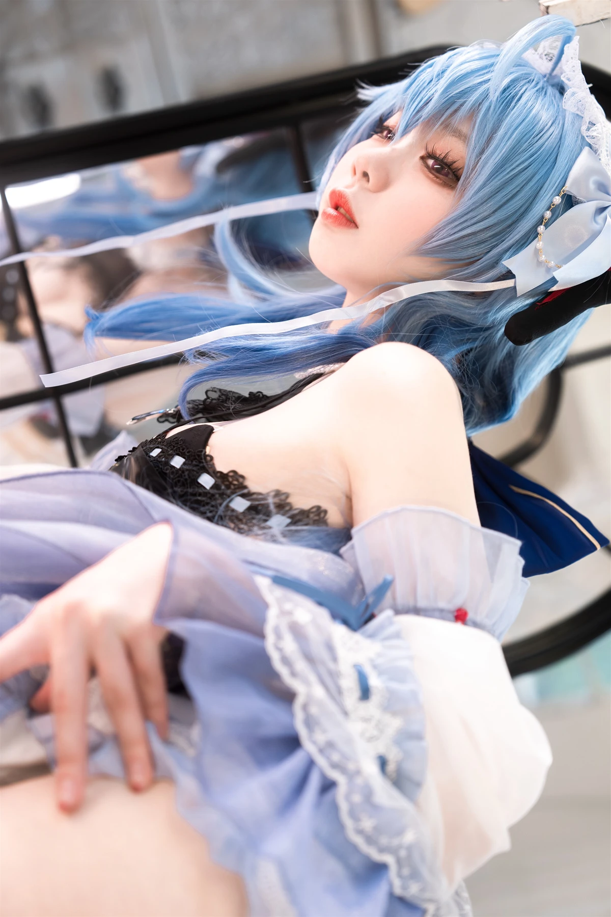 Cosplay 安食Ajiki – 原神 甘雨 & 白猫猫