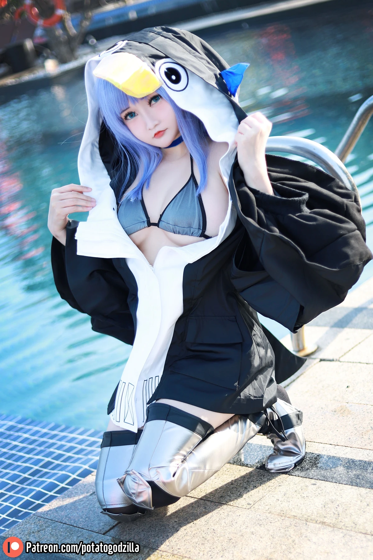 Cosplay Potato Godzilla – 泳装 Meltryllis