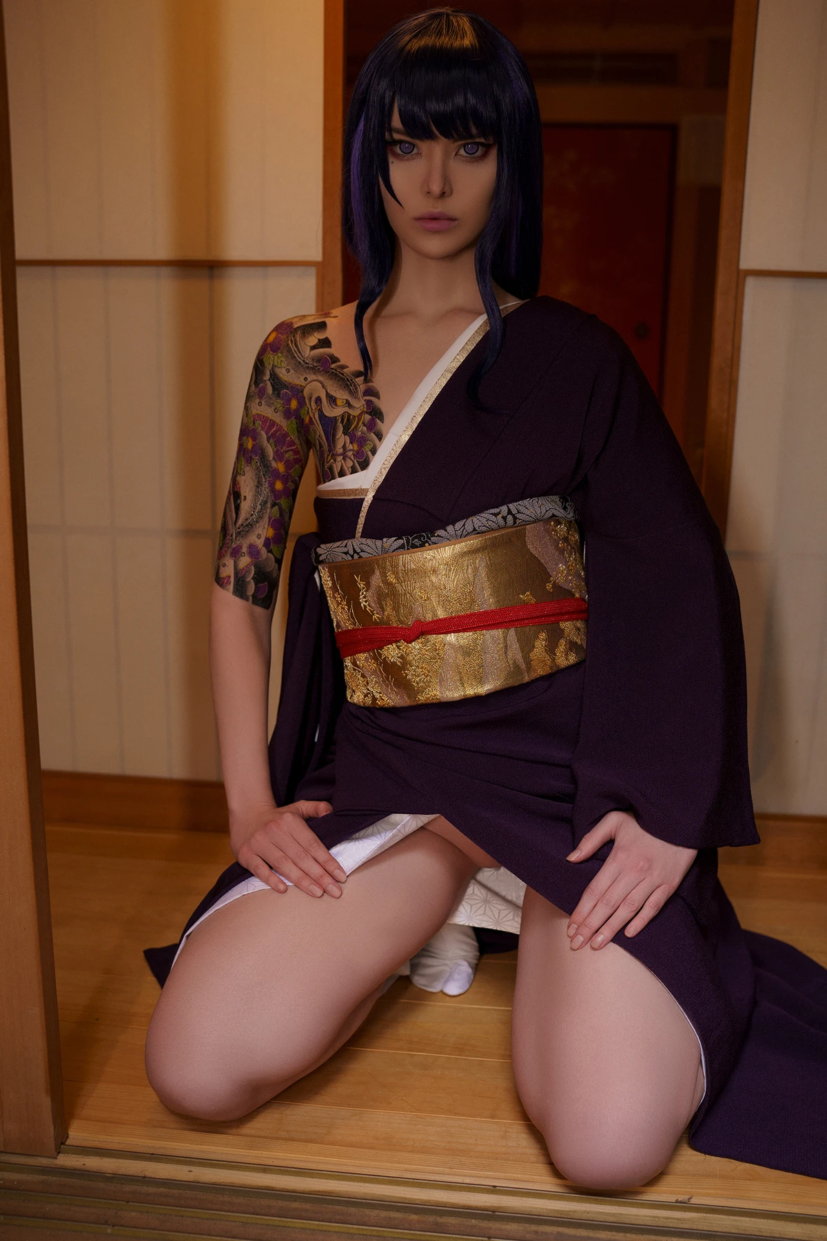 Cosplay Vinnegal – Raiden Shogun Kimono