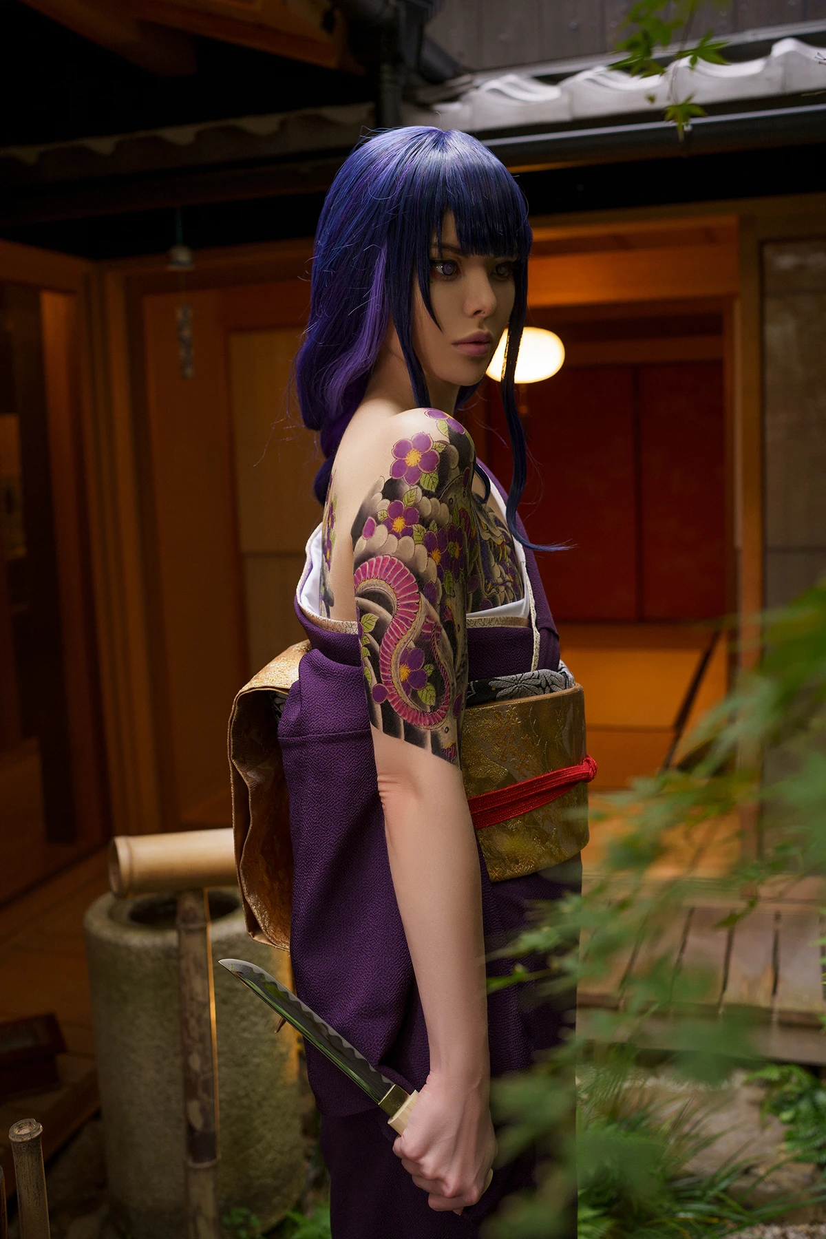 Cosplay Vinnegal – Raiden Shogun Kimono