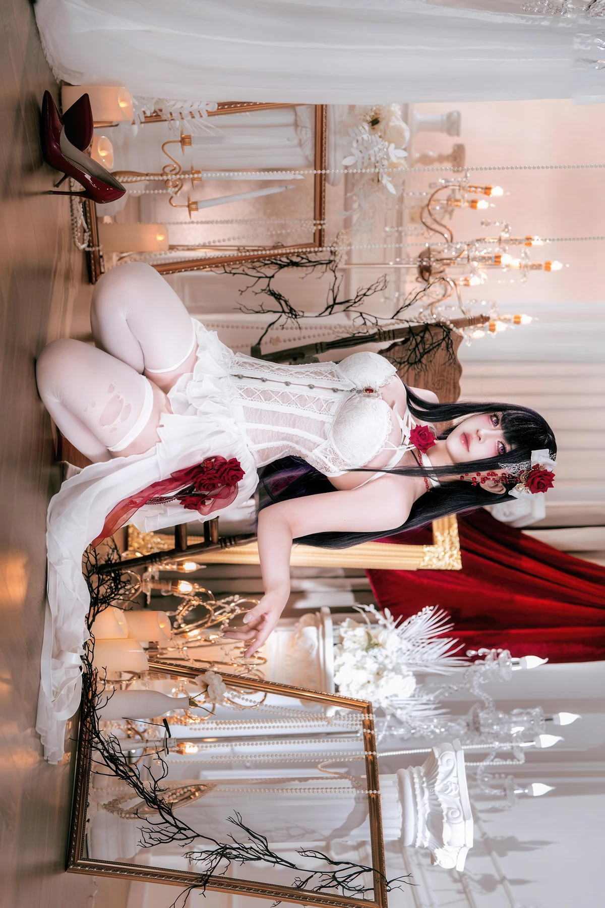 Cosplay 半半子Banbanko – Nikke胜利校花 米哈拉 羁绊锁链