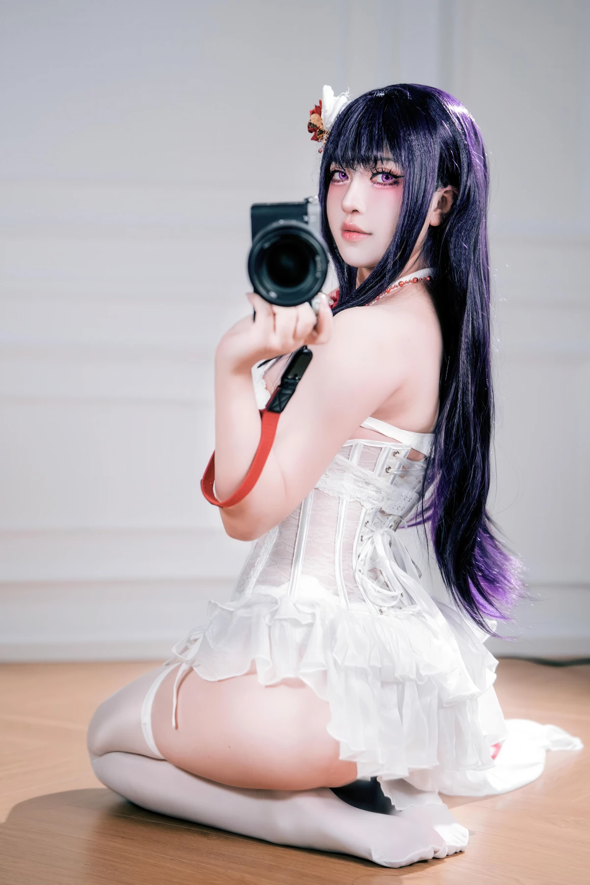 Cosplay 半半子Banbanko – Nikke胜利校花 米哈拉 羁绊锁链