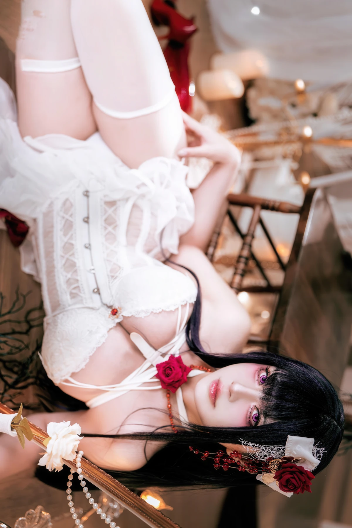 Cosplay 半半子Banbanko – Nikke胜利校花 米哈拉 羁绊锁链