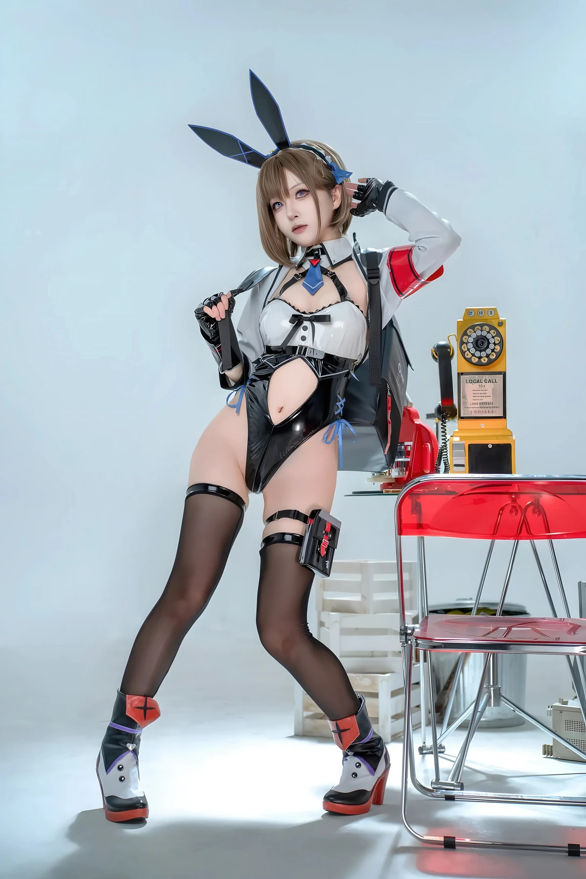 Cosplay 矢量鱼 – 外卖兔女郎 小葵