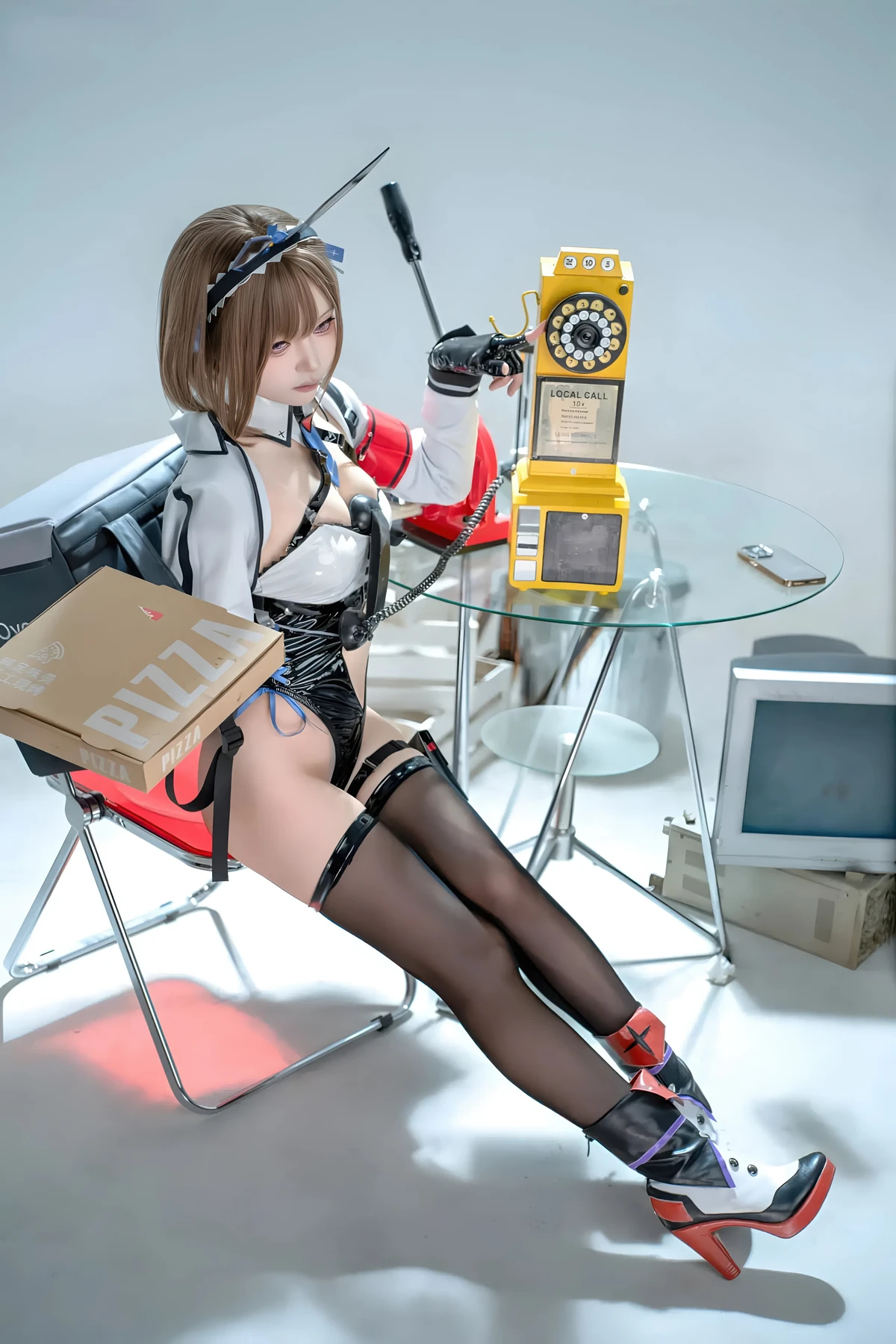 Cosplay 矢量鱼 – 外卖兔女郎 小葵