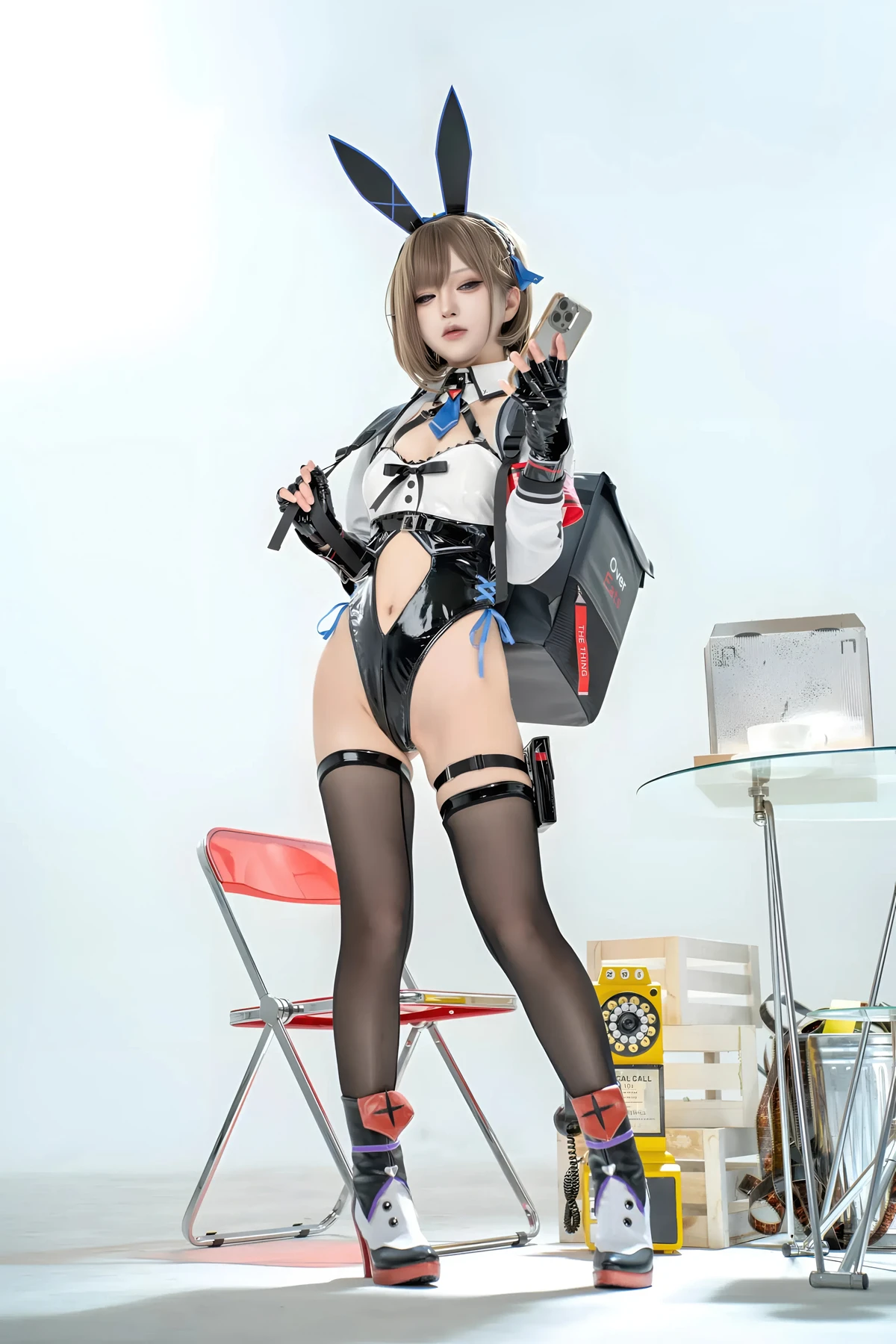 Cosplay 矢量鱼 – 外卖兔女郎 小葵