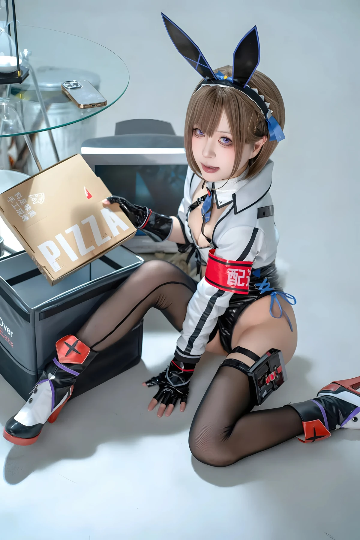 Cosplay 矢量鱼 – 外卖兔女郎 小葵