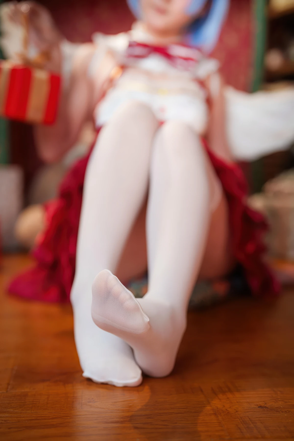 Cosplay Seele麦麦 – 蕾姆 圣诞物语