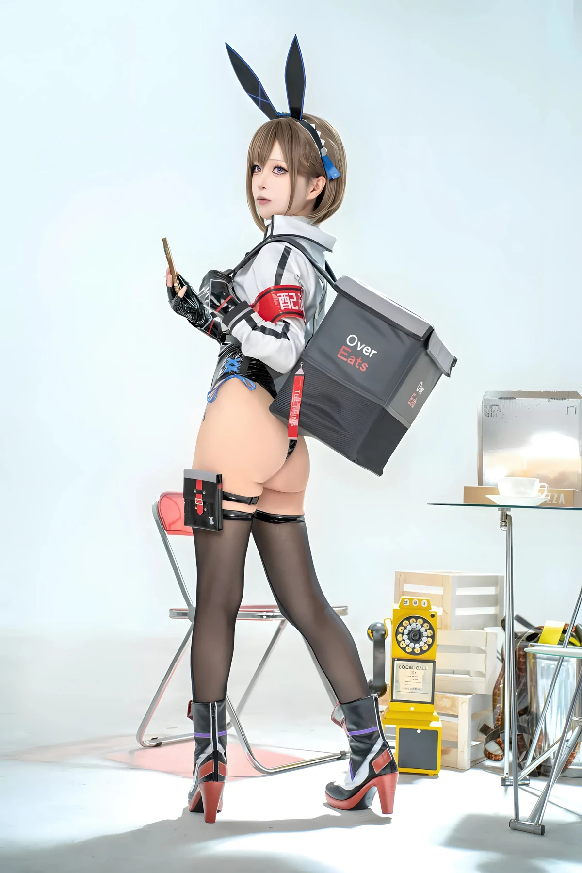 Cosplay 矢量鱼 – 外卖兔女郎 小葵
