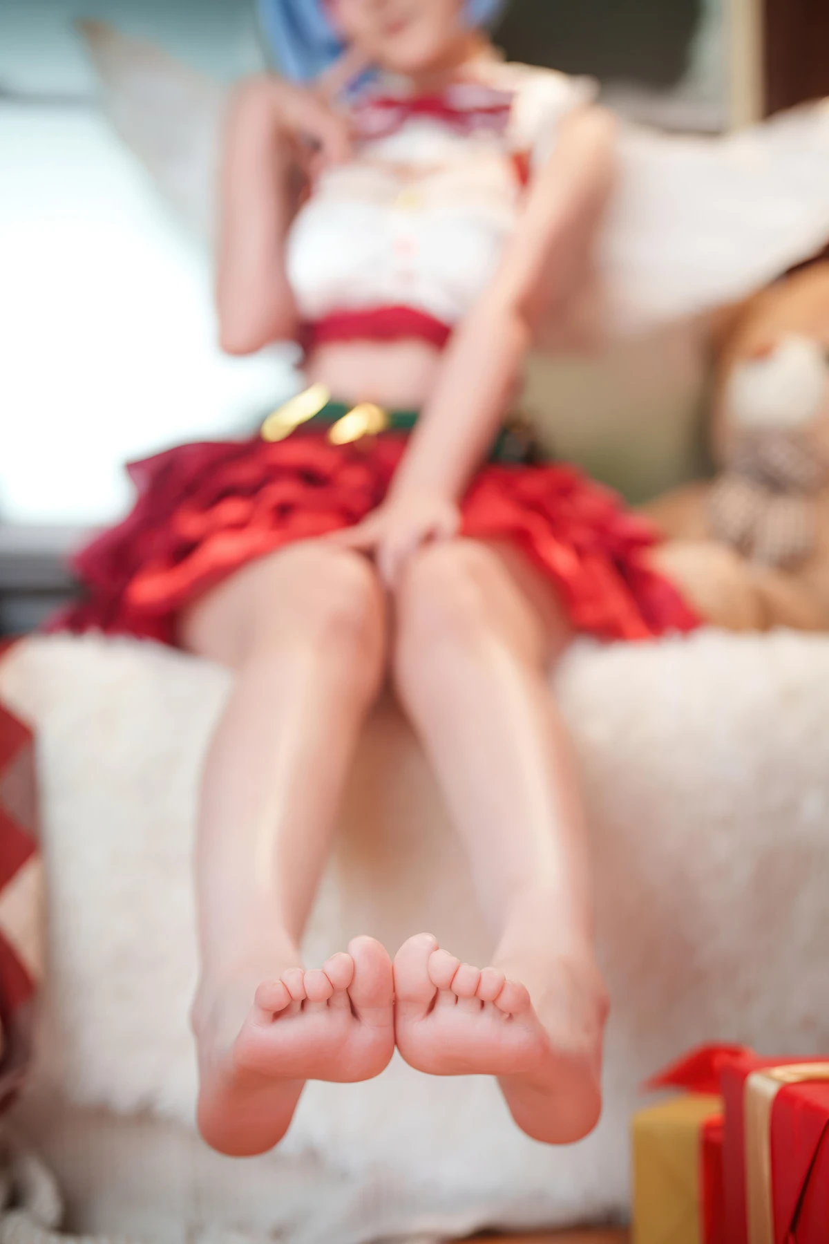 Cosplay Seele麦麦 – 蕾姆 圣诞物语