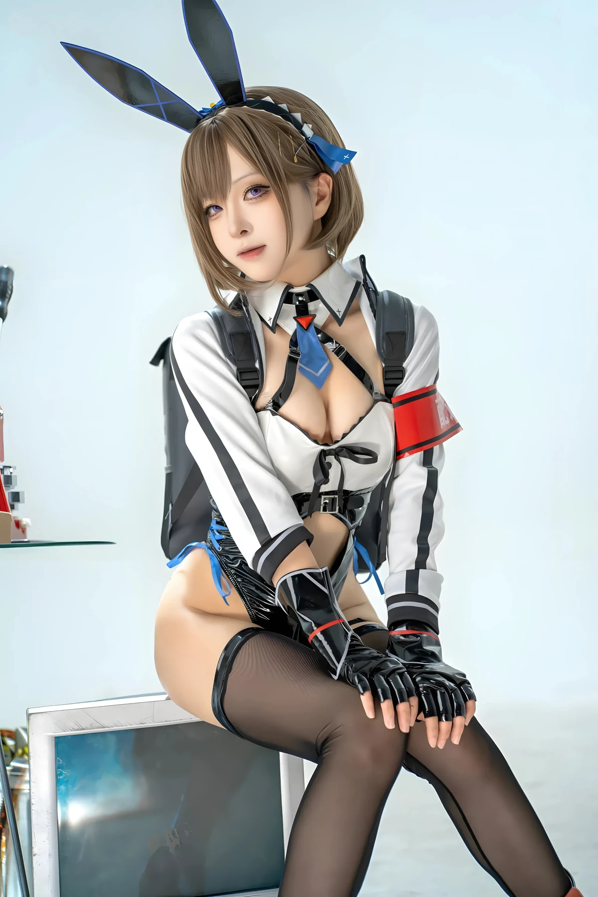 Cosplay 矢量鱼 – 外卖兔女郎 小葵