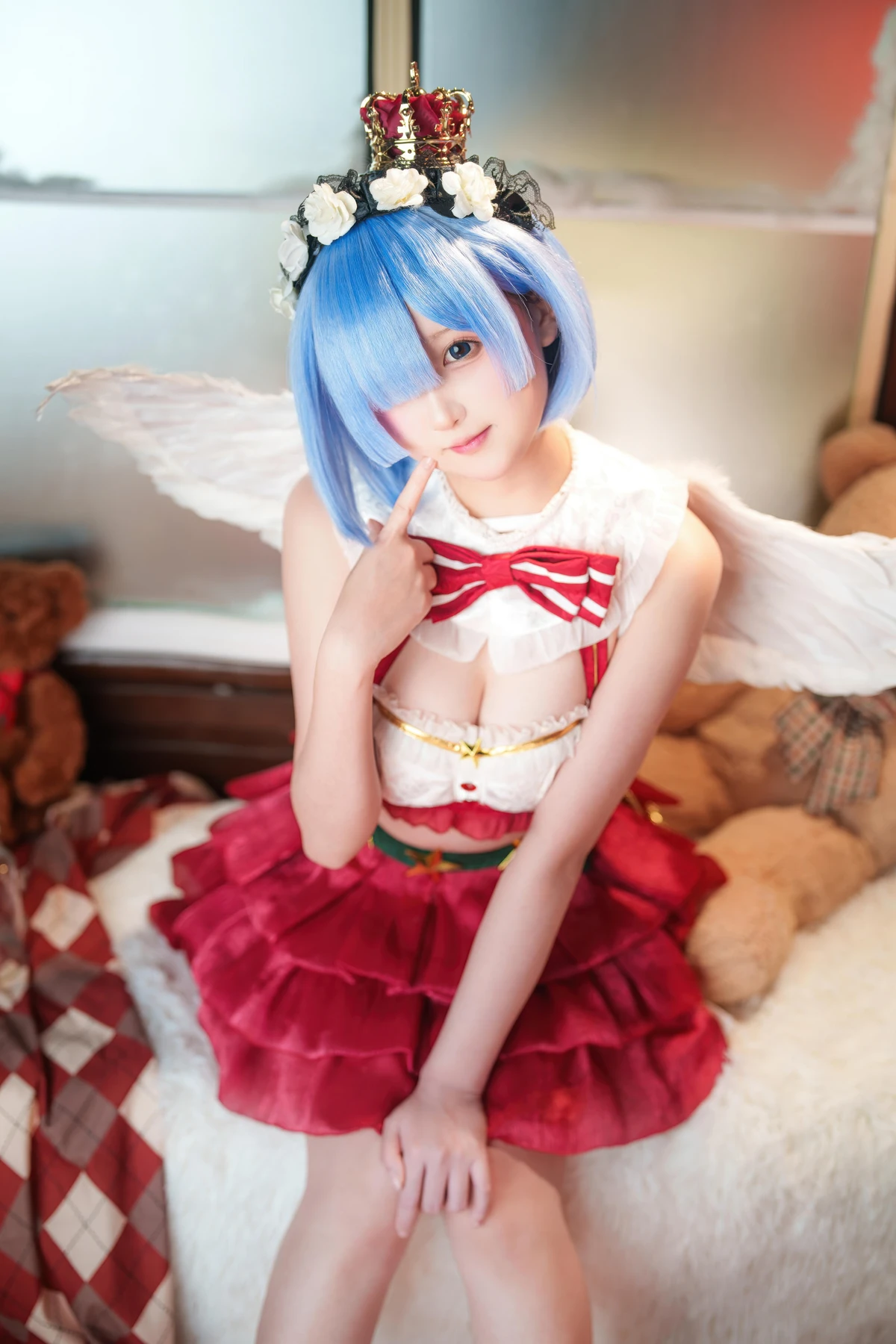Cosplay Seele麦麦 – 蕾姆 圣诞物语