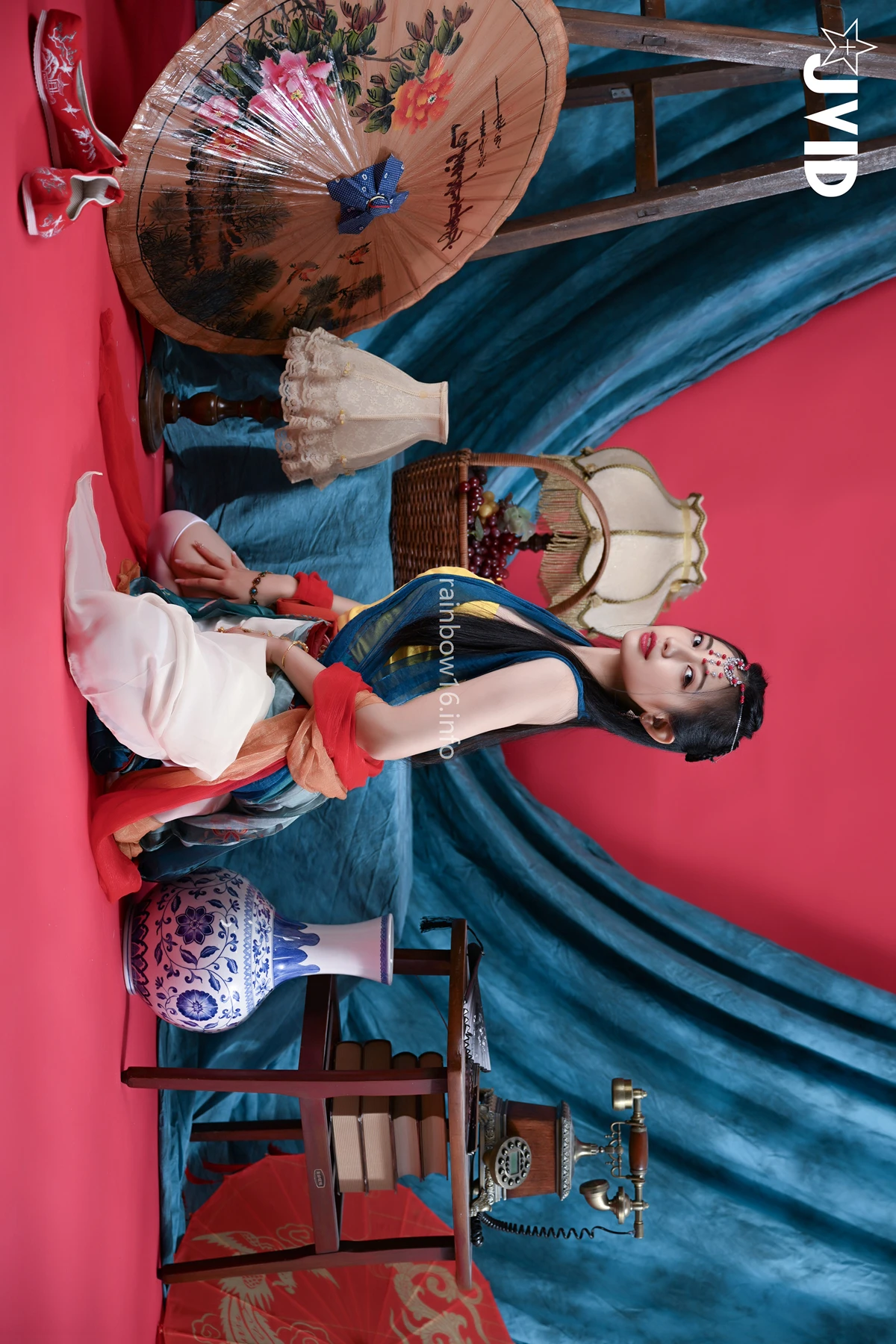 JVID 夏暮光 – 校花暮光敦煌風格造型服飾首度嘗試,飛越天際穿梭時空與你來場空前未有的愛戀滋味～ Set.01