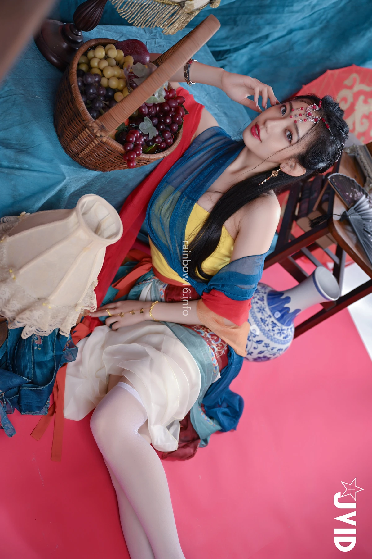 JVID 夏暮光 – 校花暮光敦煌風格造型服飾首度嘗試,飛越天際穿梭時空與你來場空前未有的愛戀滋味～ Set.01