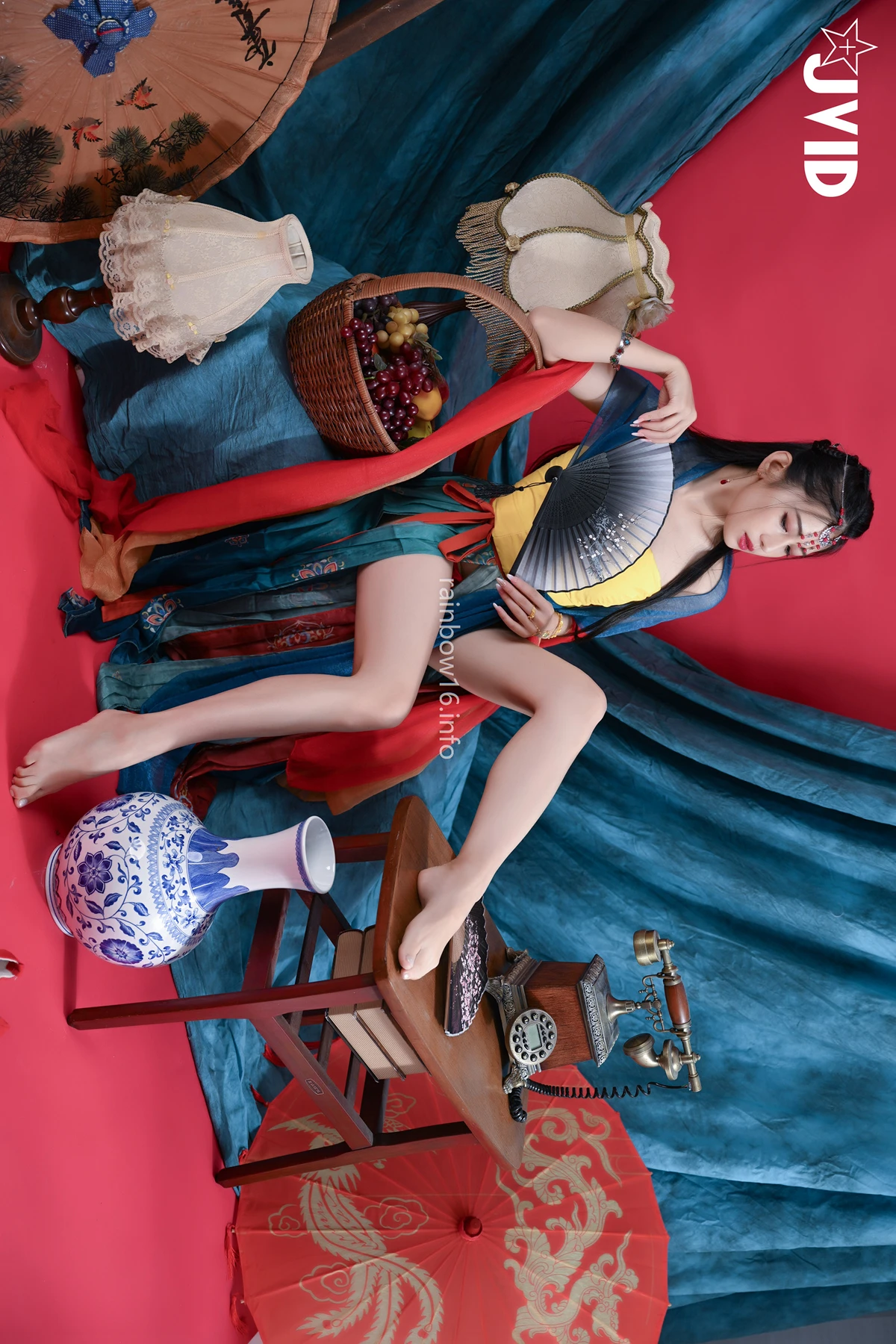 JVID 夏暮光 – 校花暮光敦煌風格造型服飾首度嘗試,飛越天際穿梭時空與你來場空前未有的愛戀滋味～ Set.01