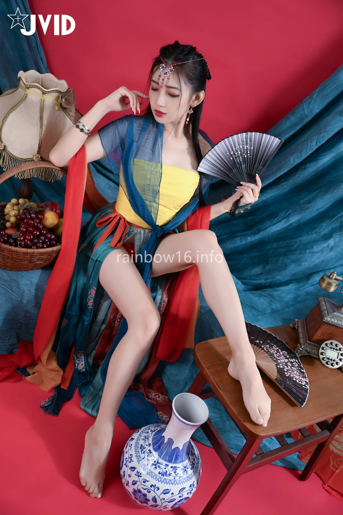 JVID 夏暮光 – 校花暮光敦煌風格造型服飾首度嘗試,飛越天際穿梭時空與你來場空前未有的愛戀滋味～ Set.01