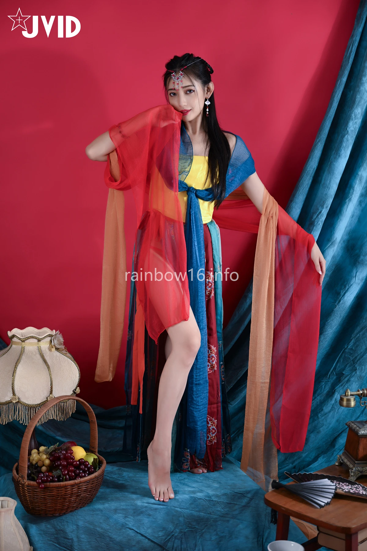 JVID 夏暮光 – 校花暮光敦煌風格造型服飾首度嘗試,飛越天際穿梭時空與你來場空前未有的愛戀滋味～ Set.01