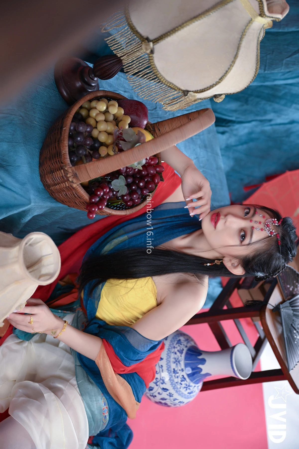 JVID 夏暮光 – 校花暮光敦煌風格造型服飾首度嘗試,飛越天際穿梭時空與你來場空前未有的愛戀滋味～ Set.01
