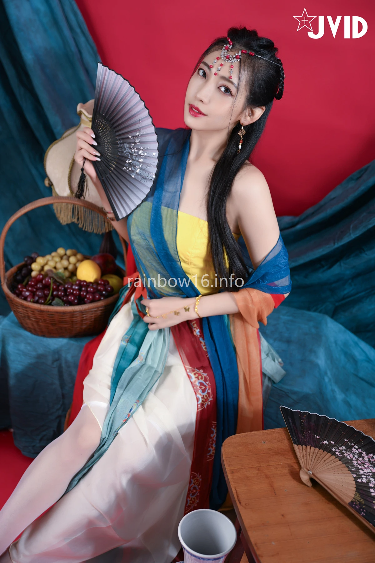 JVID 夏暮光 – 校花暮光敦煌風格造型服飾首度嘗試,飛越天際穿梭時空與你來場空前未有的愛戀滋味～ Set.01