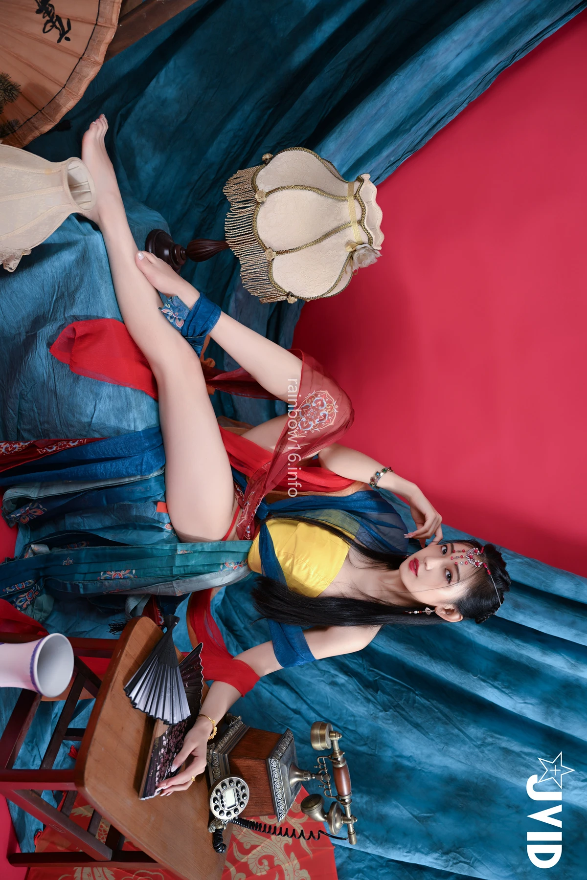 JVID 夏暮光 – 校花暮光敦煌風格造型服飾首度嘗試,飛越天際穿梭時空與你來場空前未有的愛戀滋味～ Set.01