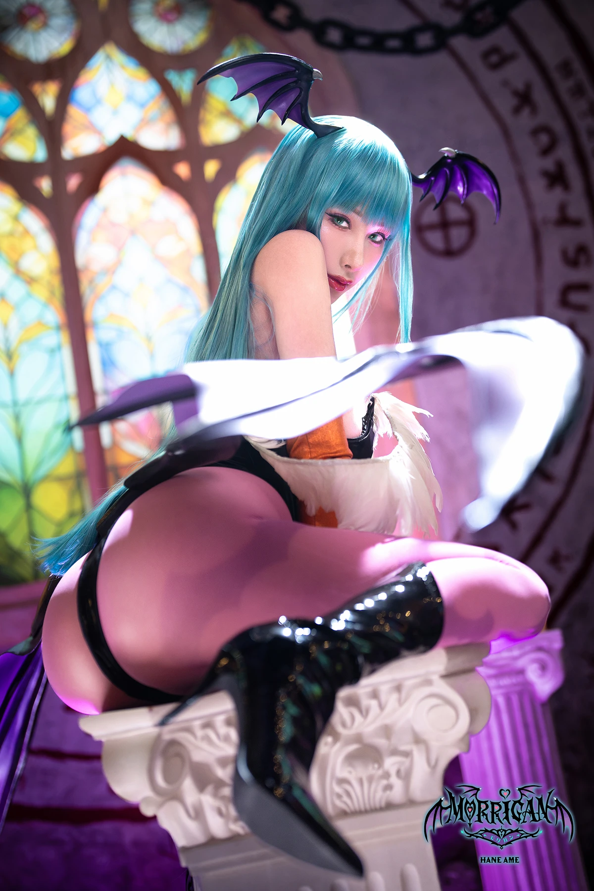 Cosplay HaneAme 雨波 – 恶魔战士 莫莉卡