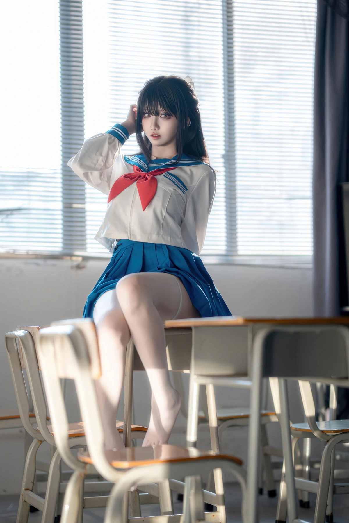 Cosplay 纸悦Etsu_ko – 水手服兔女郎