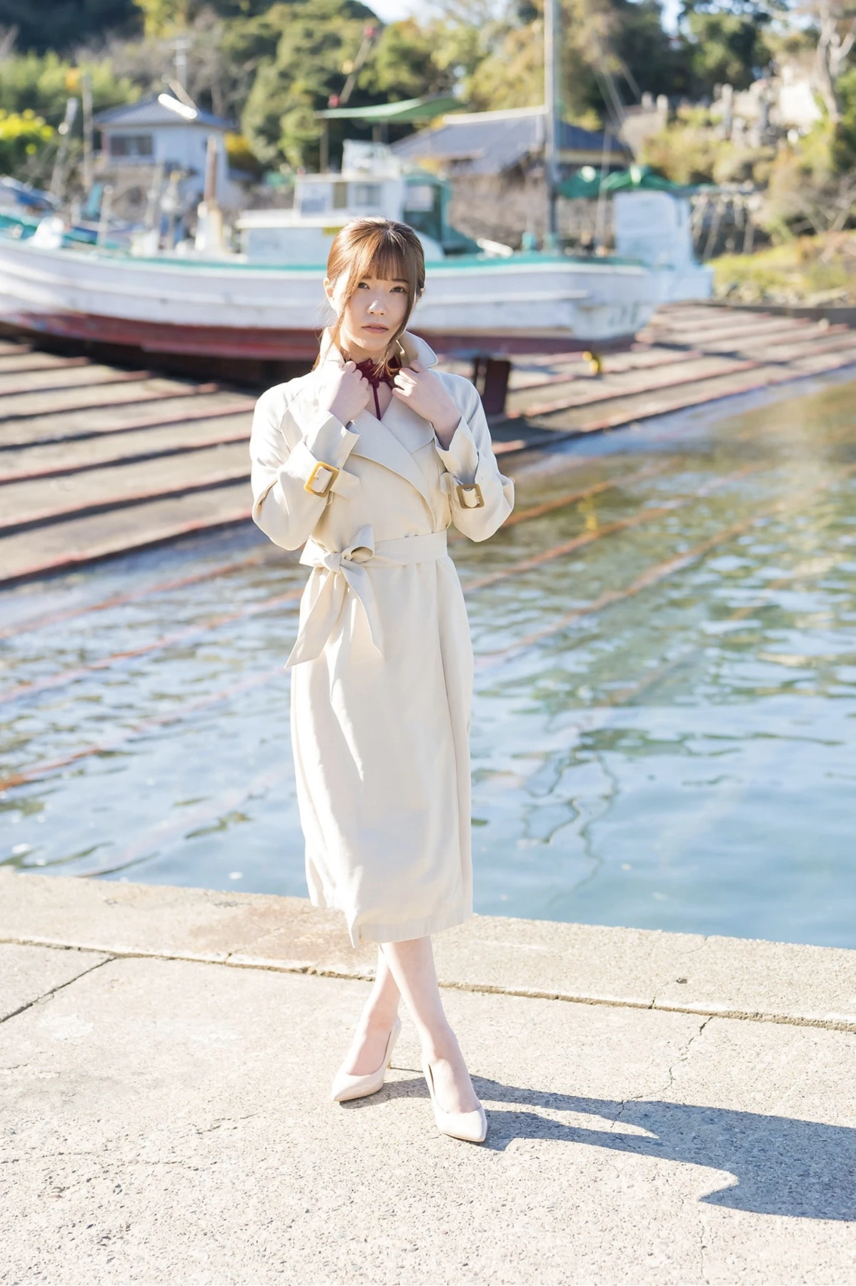 Miyako Nanjo 南條みや子, 写真集 「振り向けば… ～春光に照らされた君と～」 Set.02